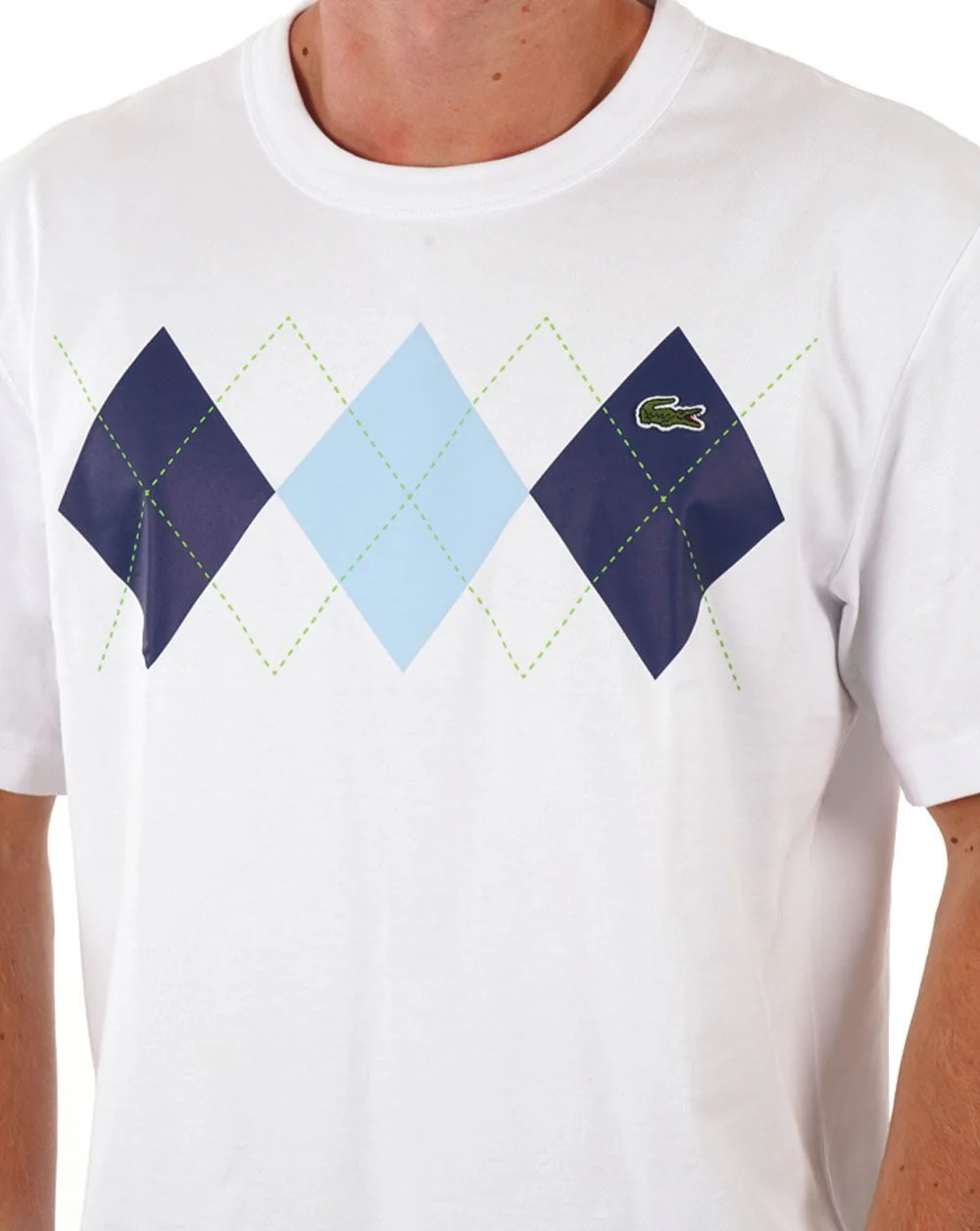 Lacoste Diamond T-shirt White - Image 2