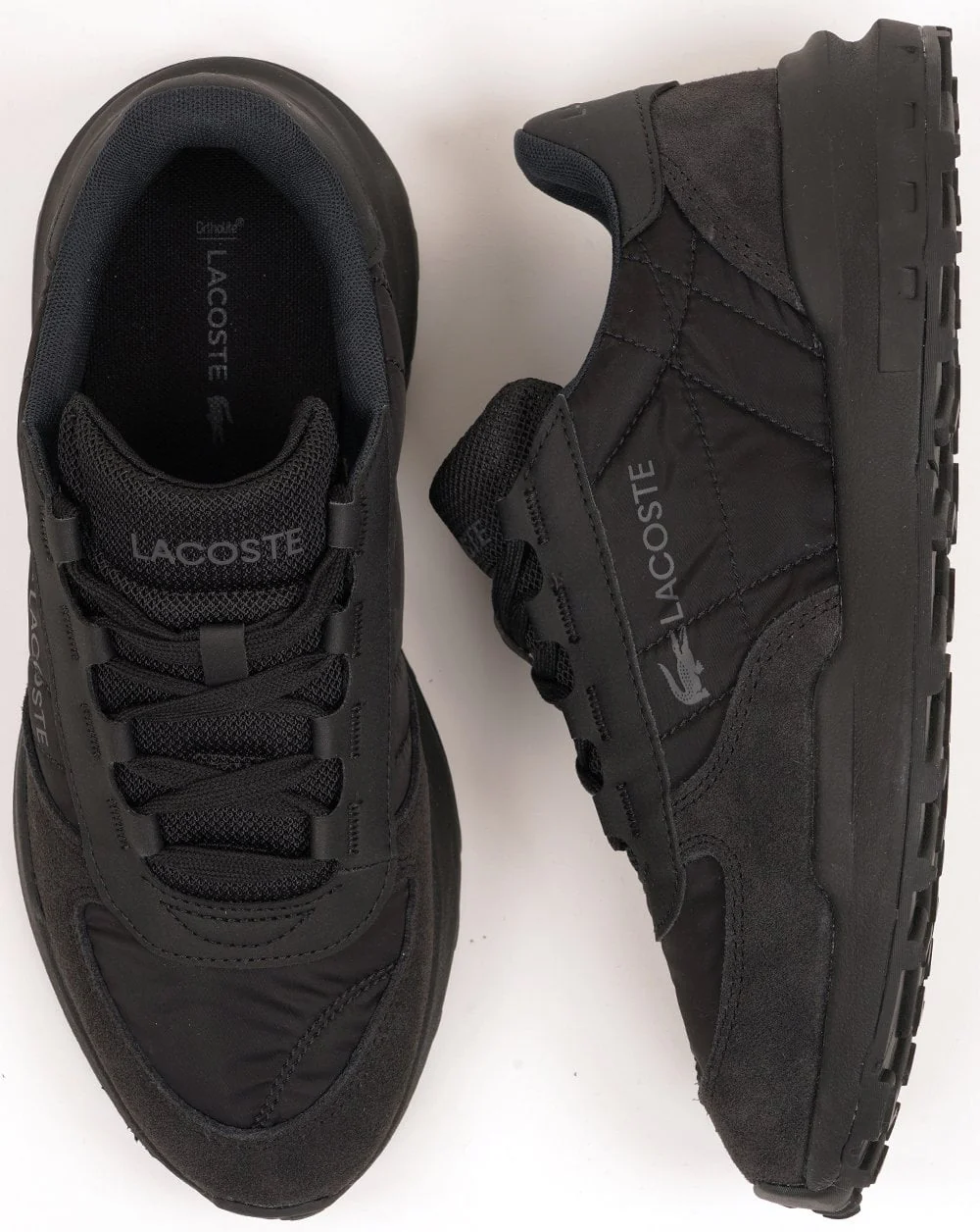 Lacoste Elite Active Evo Trainers Black/Black - Image 4