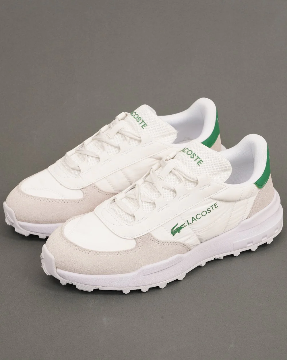Lacoste Elite Active Evo Trainers White/Green - Image 2