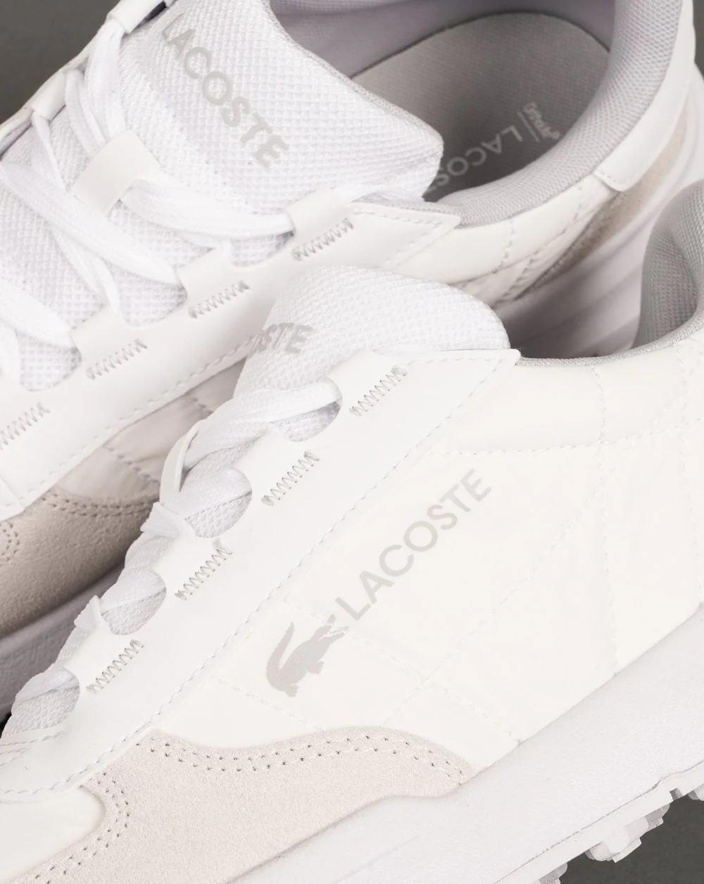 Lacoste Elite Active Evo Trainers White Light Grey - Image 5