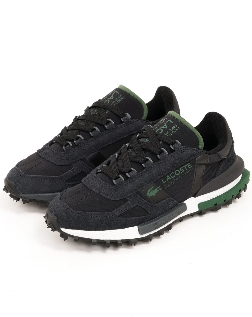 Lacoste Elite Active Trainers Black/White - Image 2