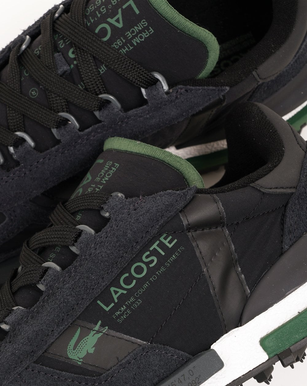 Lacoste Elite Active Trainers Black/White - Image 3
