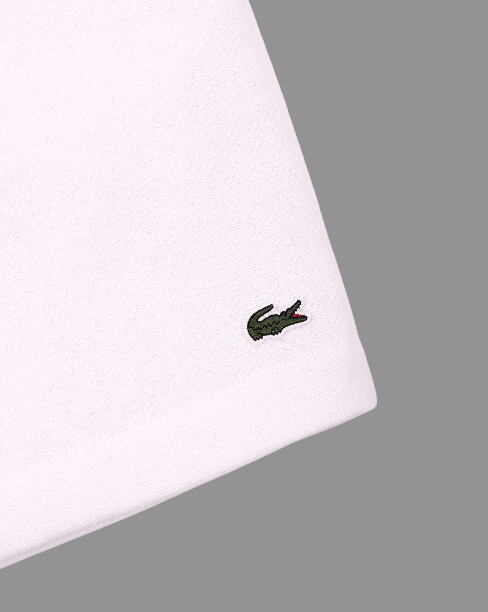 Lacoste Fleece Shorts White - Image 2