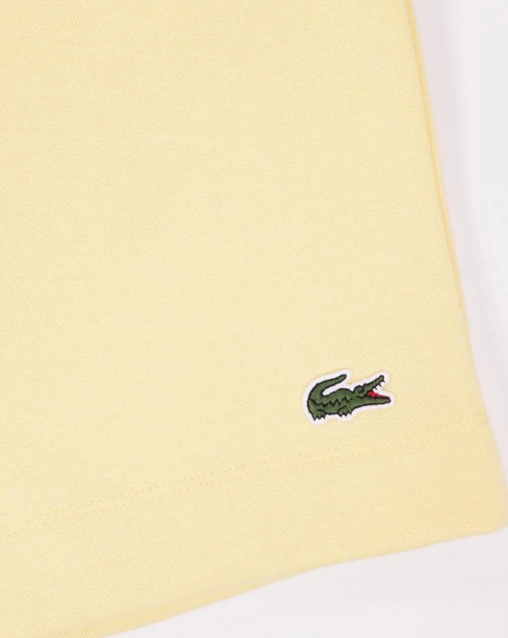 Lacoste Fleece Shorts Yellow - Image 2