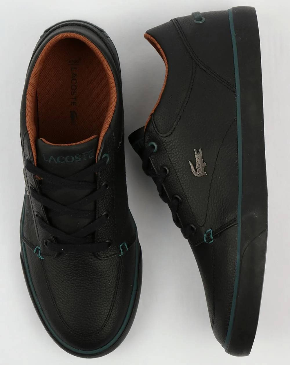 Lacoste Footwear Bayliss Leather Trainers Black - Image 2