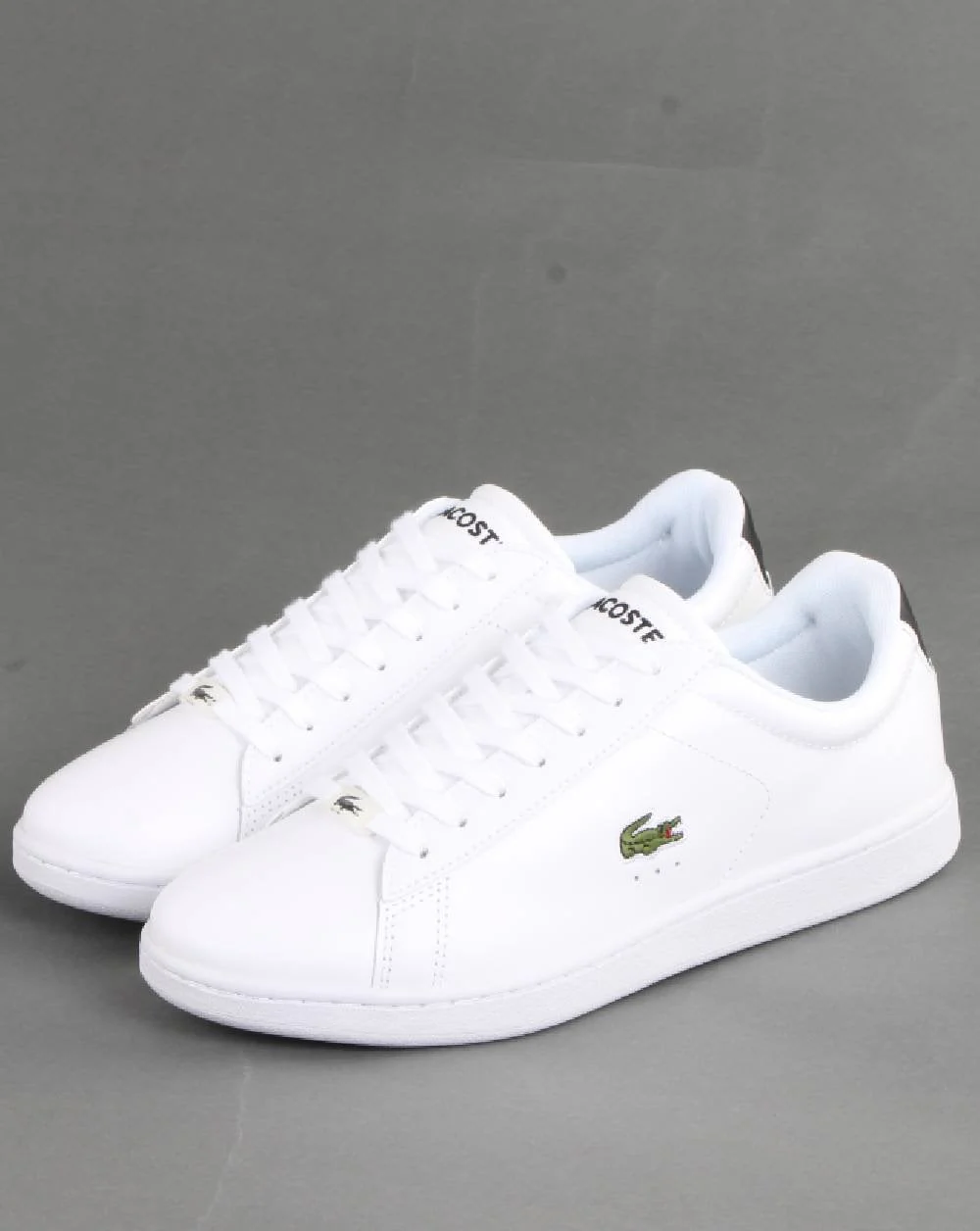 Lacoste Footwear Carnaby Evo Trainer White/Black - Image 3