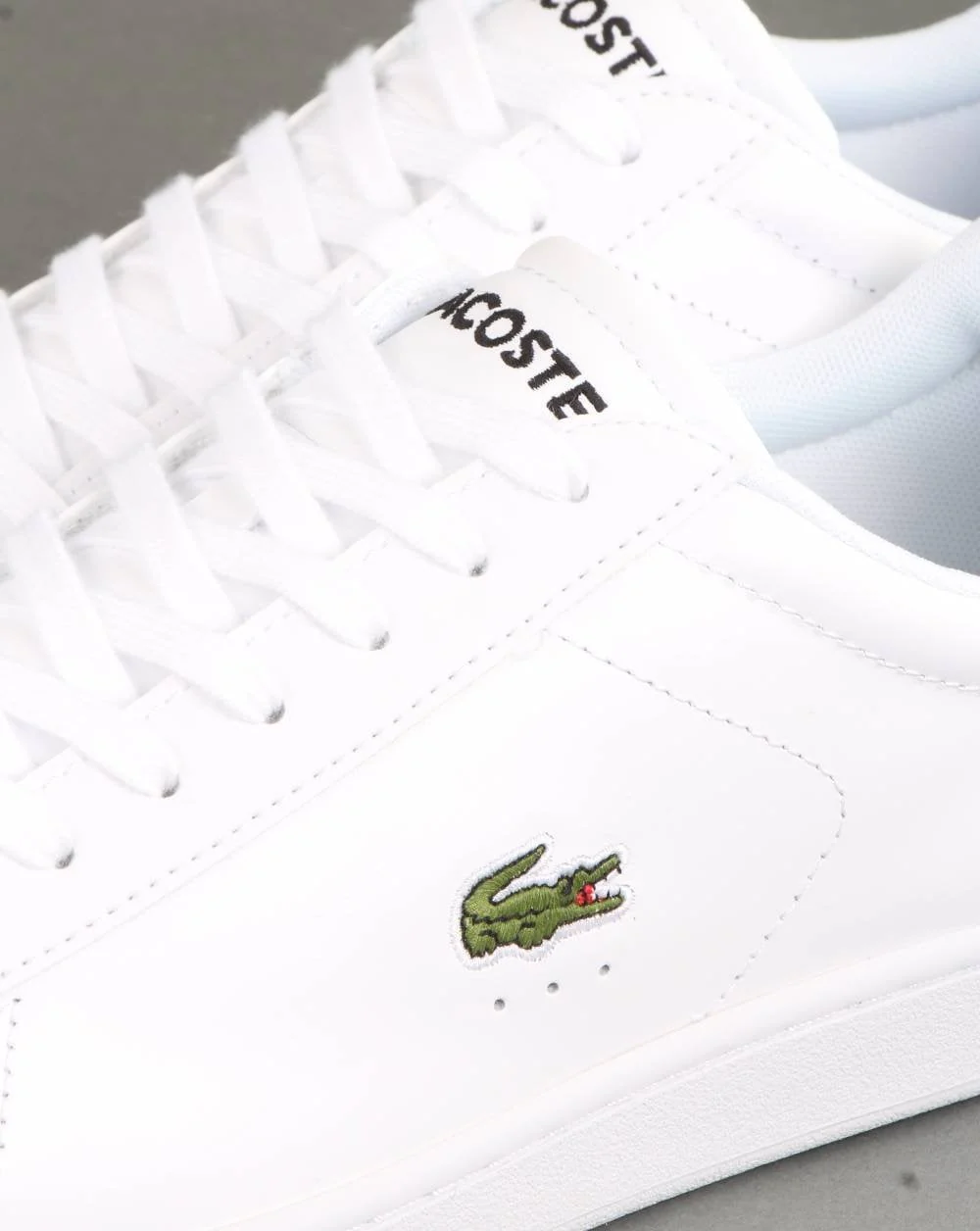 Lacoste Footwear Carnaby Evo Trainer White/Black - Image 4