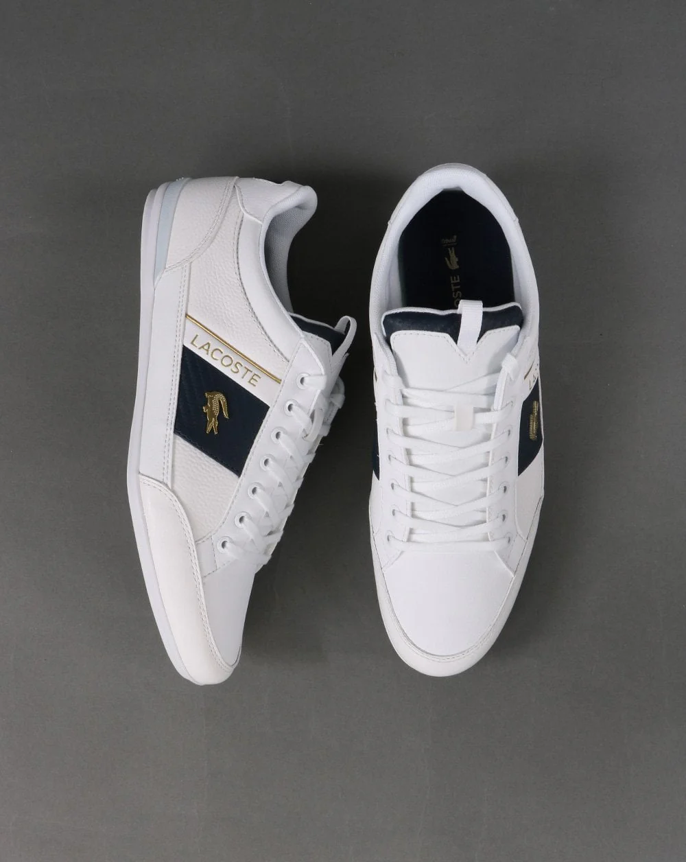 Lacoste Footwear Chaymon Trainer White/Navy - Image 4