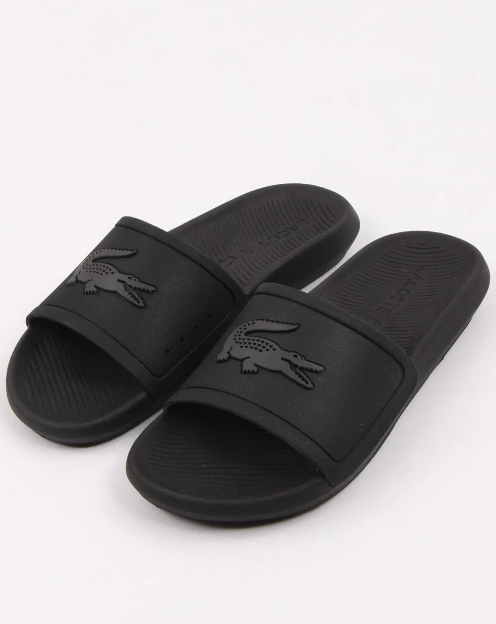 Lacoste Footwear Croco Slide Black/Dark Grey - Image 2