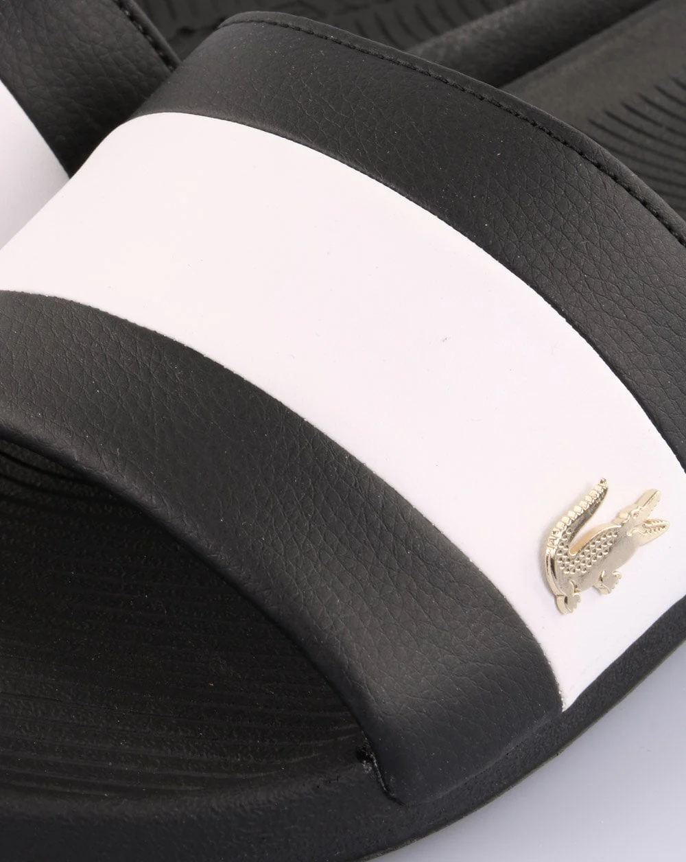 Lacoste Footwear Croco Slide Black/White - Image 3