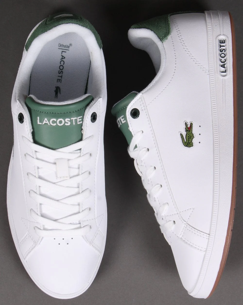 Lacoste Footwear Graduate Pro Trainer White/Gum - Image 4