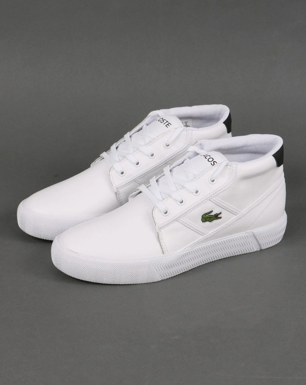 Lacoste Footwear Gripshot Chukka Trainer White/black - Image 2