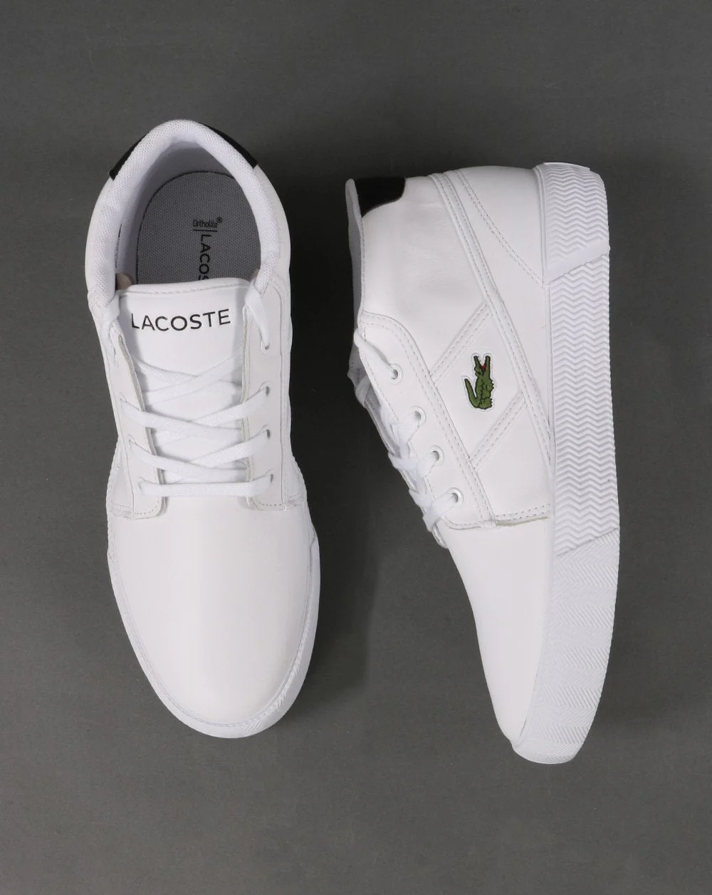 Lacoste Footwear Gripshot Chukka Trainer White/black - Image 4