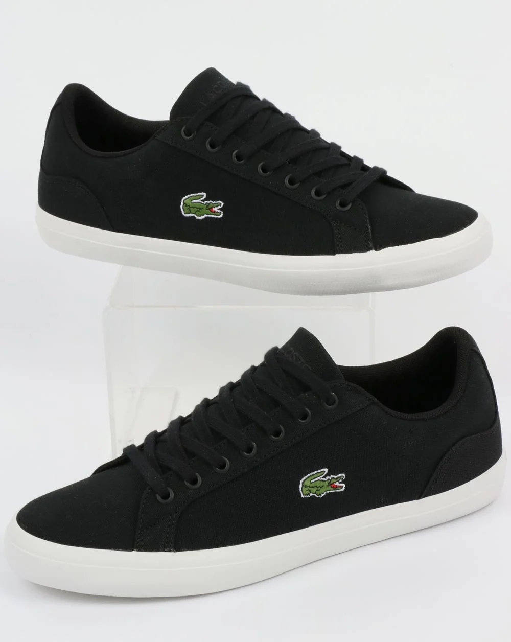 Lacoste Footwear Lerond Canvas Trainers Black