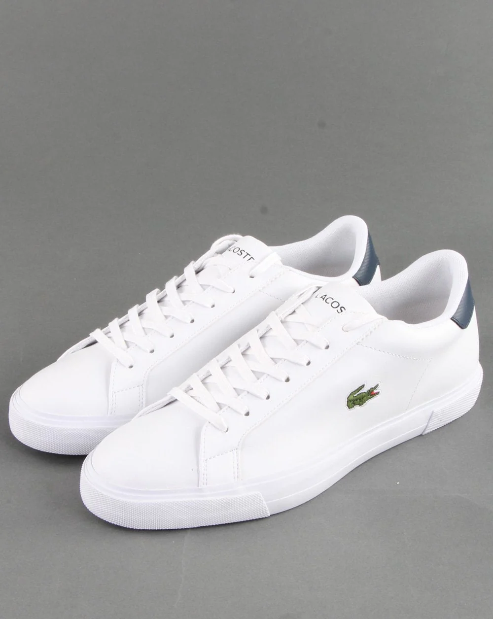 Lacoste Footwear Lerond Plus Trainer White/navy - Image 3