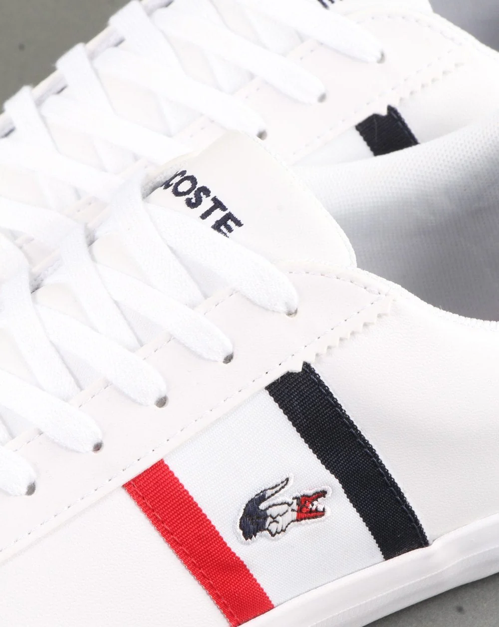 Lacoste Footwear Lerond Tri Trainer White/navy/red - Image 4