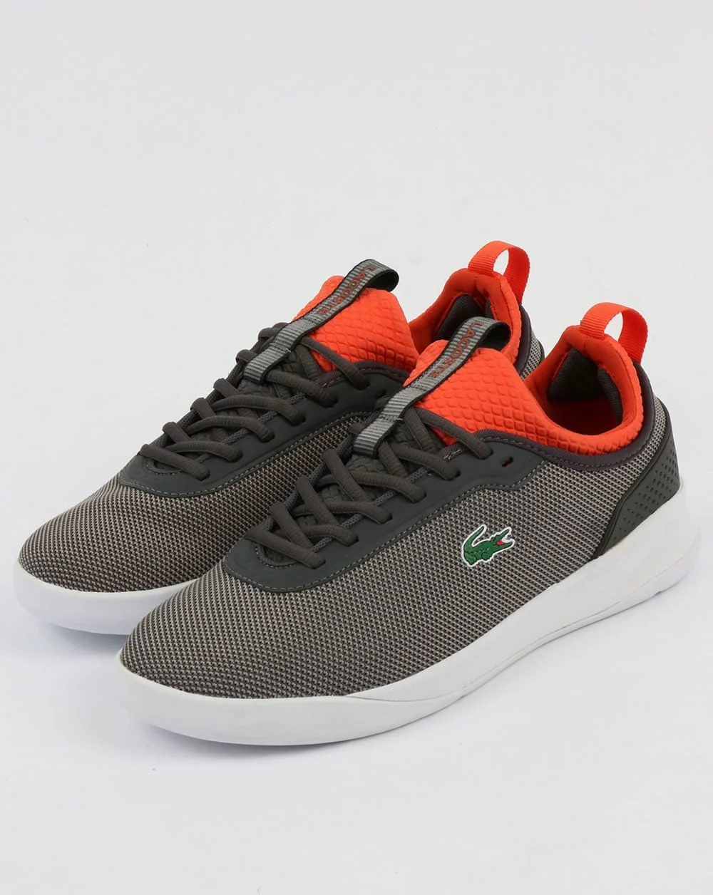 Lacoste Footwear LT Spirit 2.0 Trainers Dark Grey/Red - Image 4