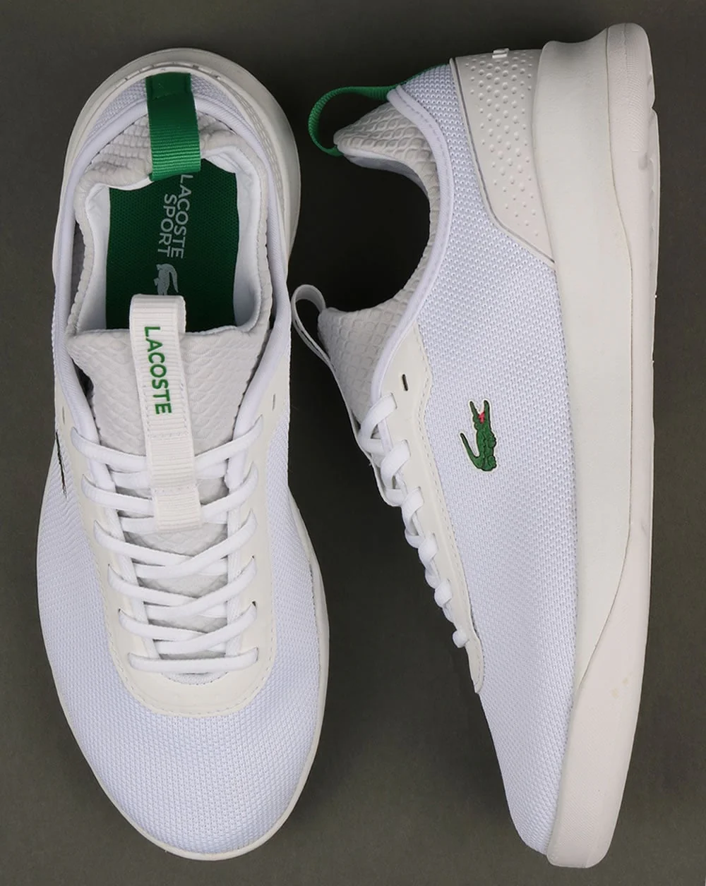Lacoste Footwear Lt Spirit 2.0 Trainers White/Green - Image 2