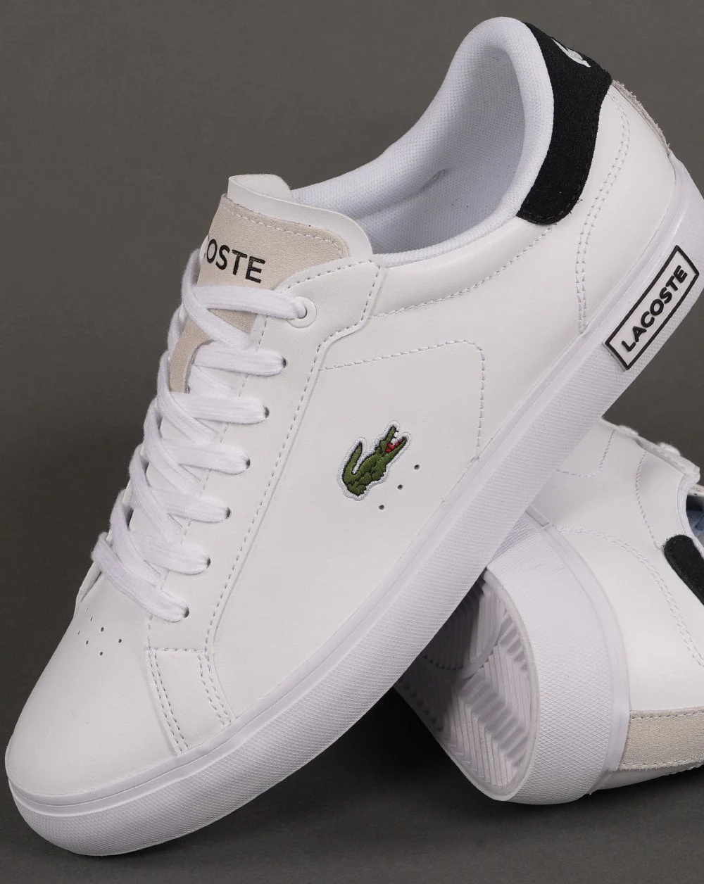 Lacoste Footwear Powercourt 124 SMA Trainer White/Black