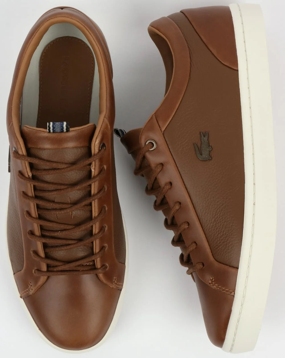 Lacoste Footwear Straightset Trainers Light Brown - Image 2