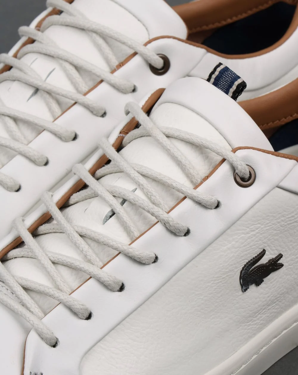 Lacoste Footwear Straightset Trainers Off White - Image 4
