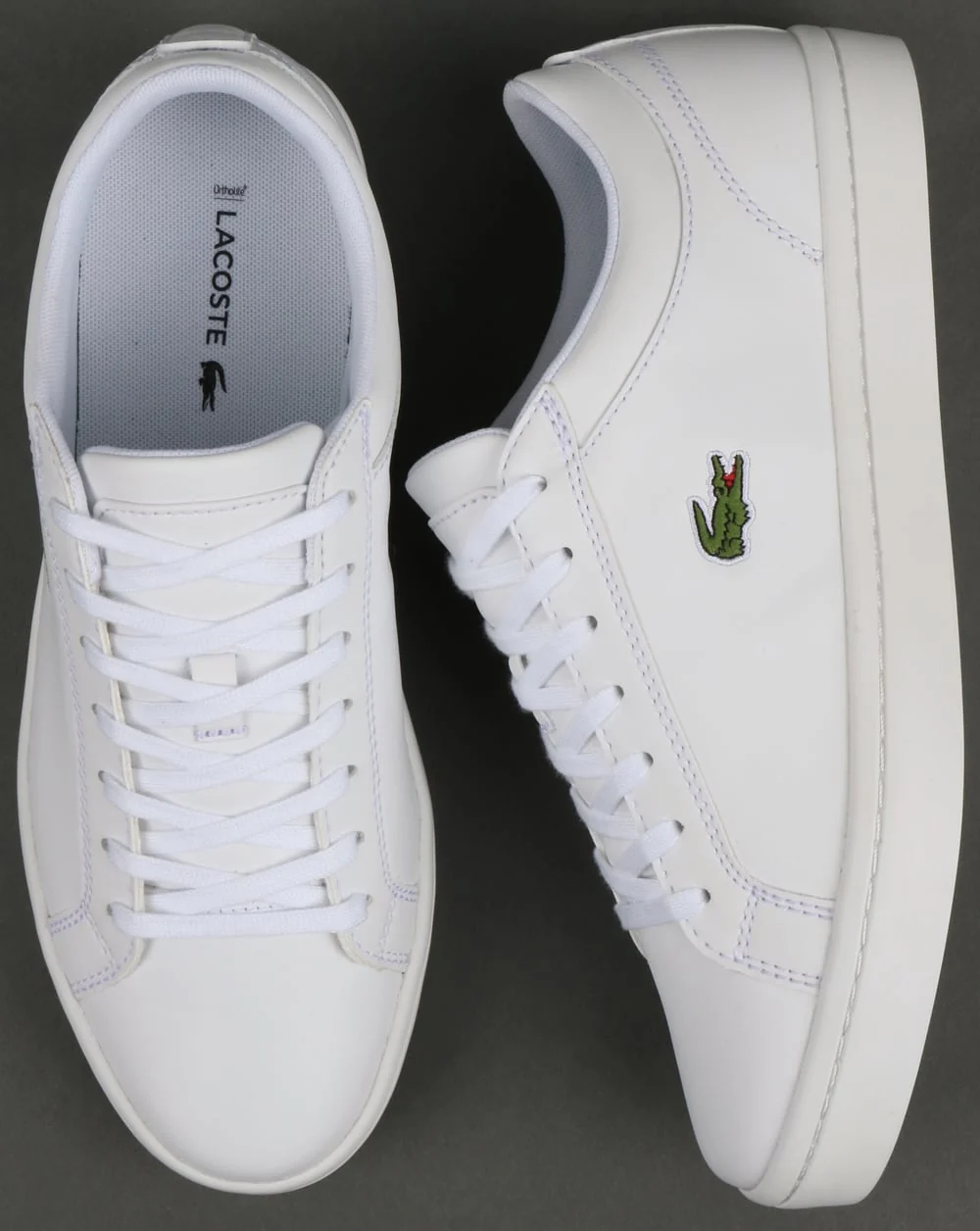 Lacoste Footwear Straightset Trainers White - Image 2