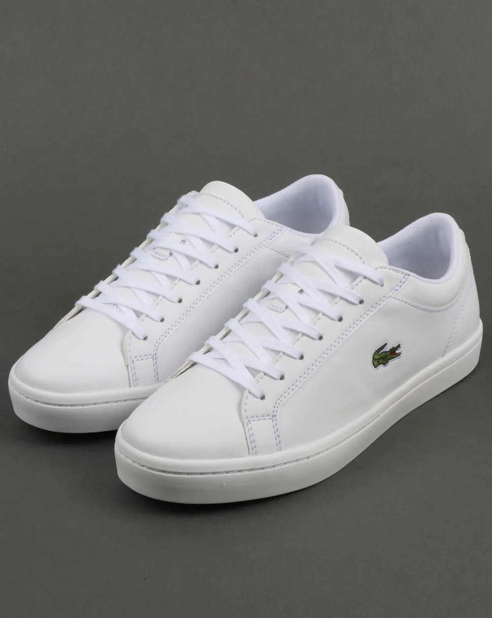 Lacoste Footwear Straightset Trainers White - Image 3