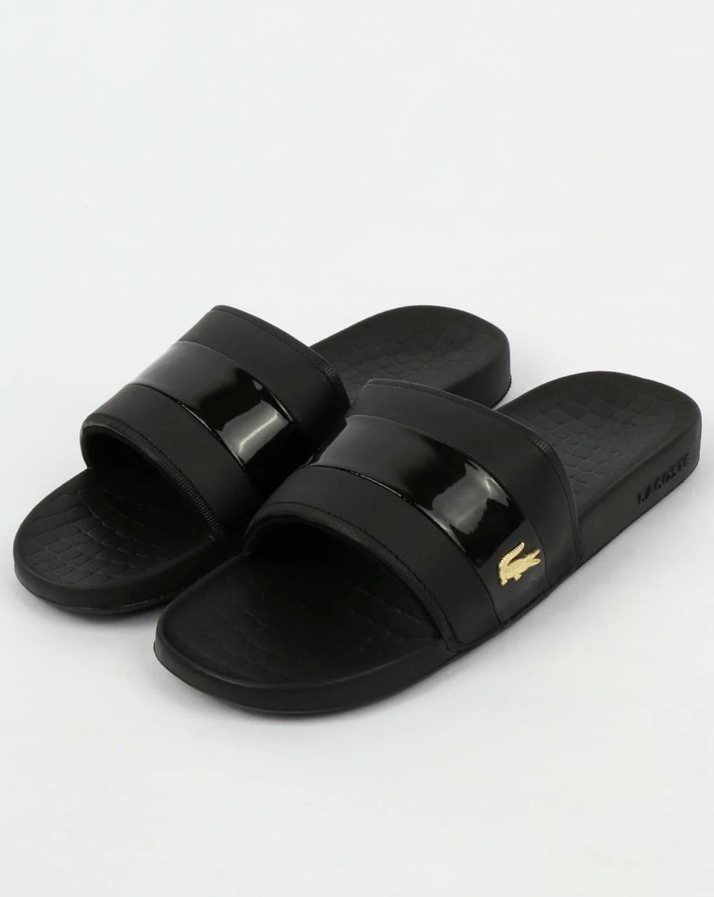 Lacoste Fraisier Sliders Black/Gold