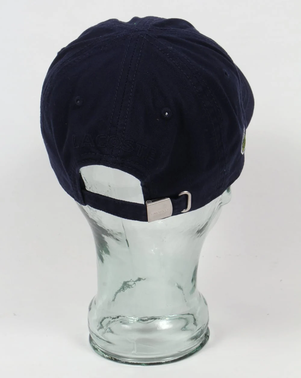 Lacoste Gabardine Baseball Cap Navy - Image 3