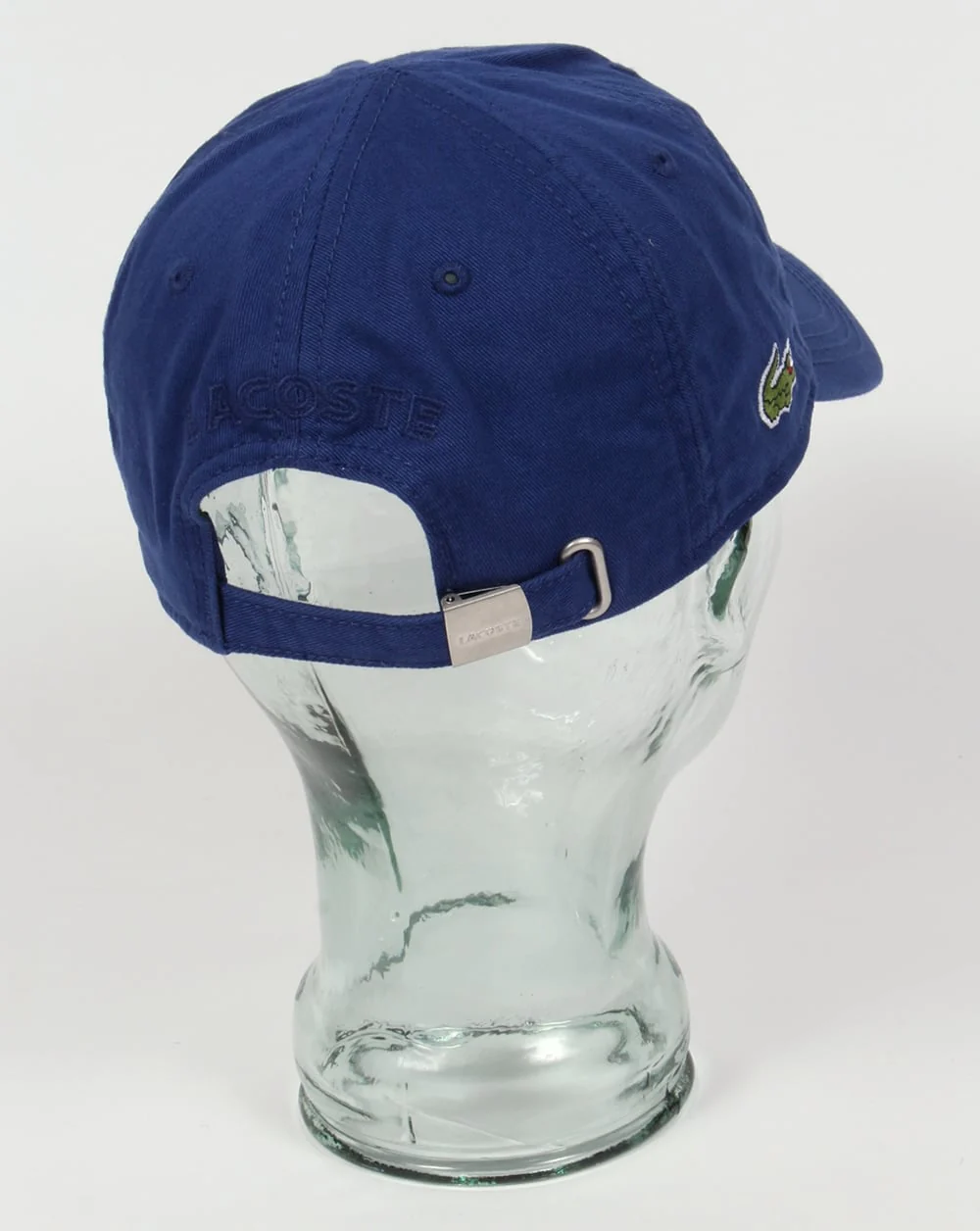 Lacoste Gabardine Baseball Cap Royal Blue - Image 3