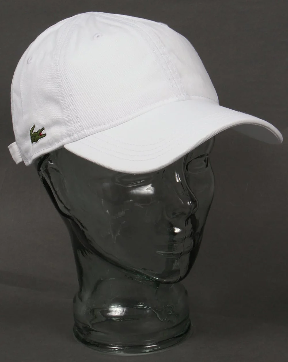 Lacoste Gabardine Baseball Cap White