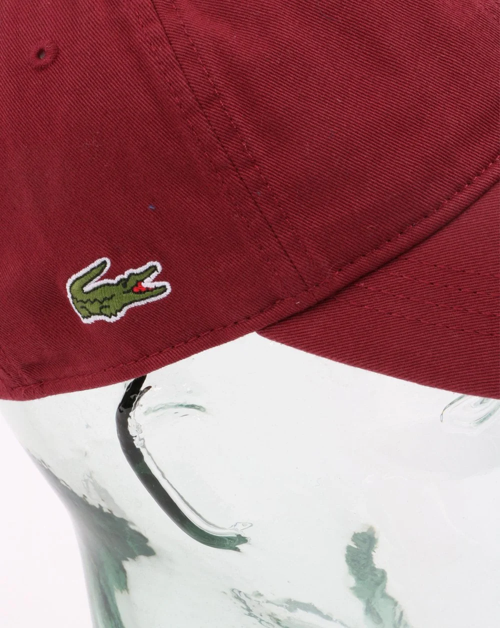 Lacoste Gabardine Cap Burgundy - Image 2