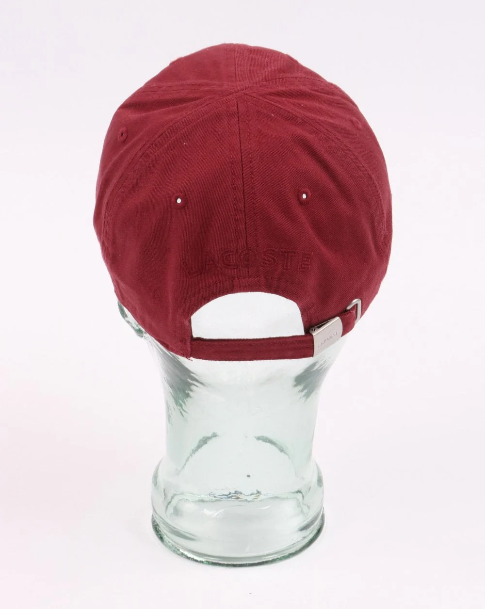 Lacoste Gabardine Cap Burgundy - Image 4