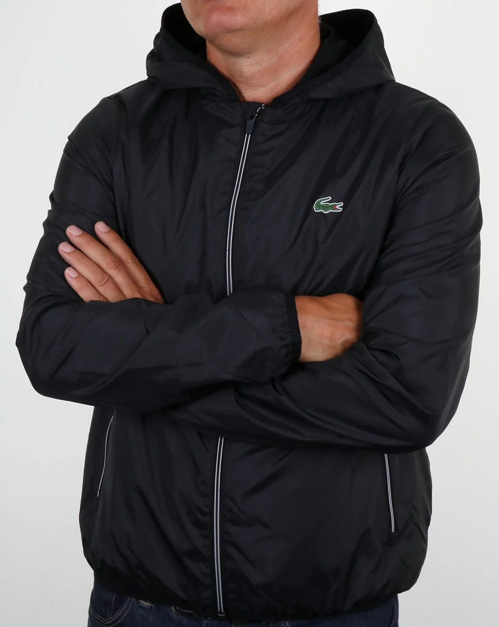 Lacoste Hooded Jacket Black