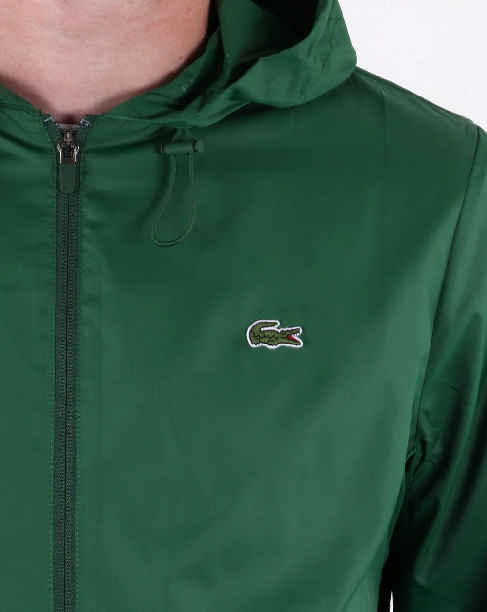 Lacoste Hooded Jacket Green - Image 4