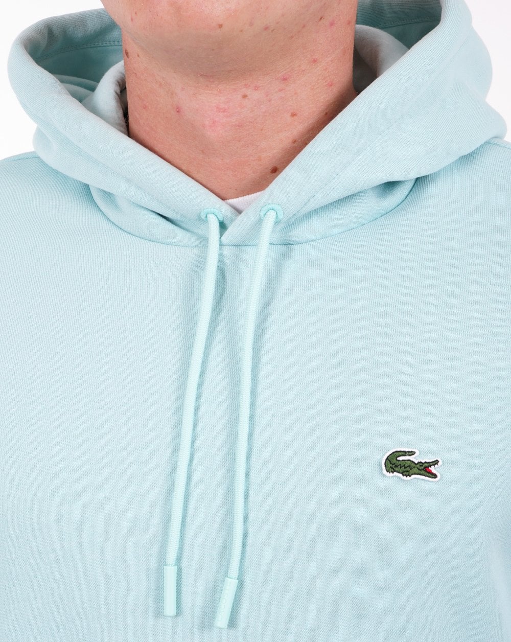 Lacoste Hooded Sweatshirt Pastille Mint - Image 2