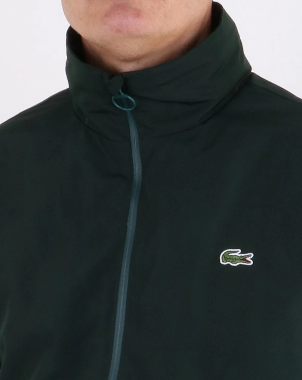 Lacoste Jacket Concealed Hood Deep Green - Image 3