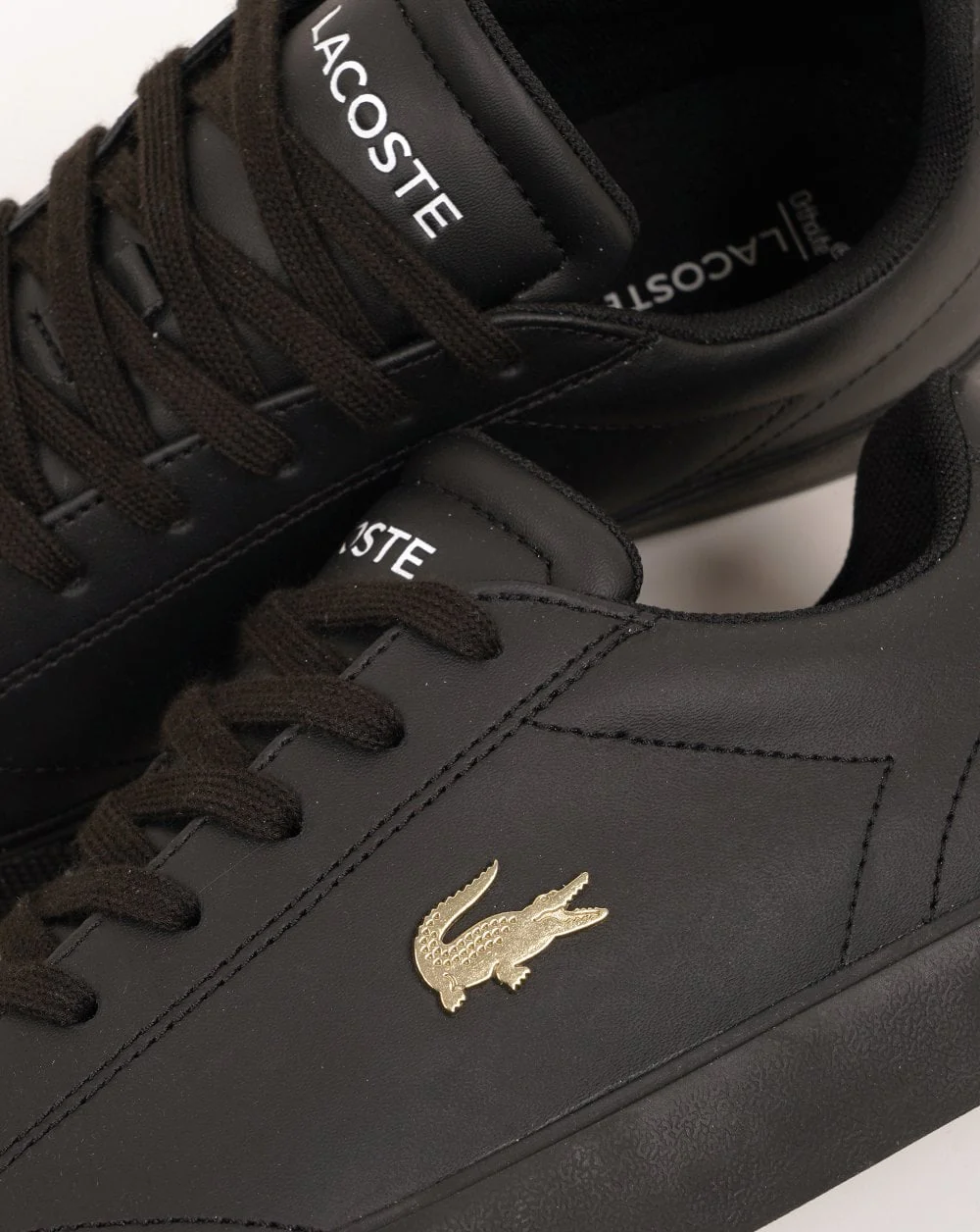 Lacoste Lerond Set Trainers Black/Black - Image 3