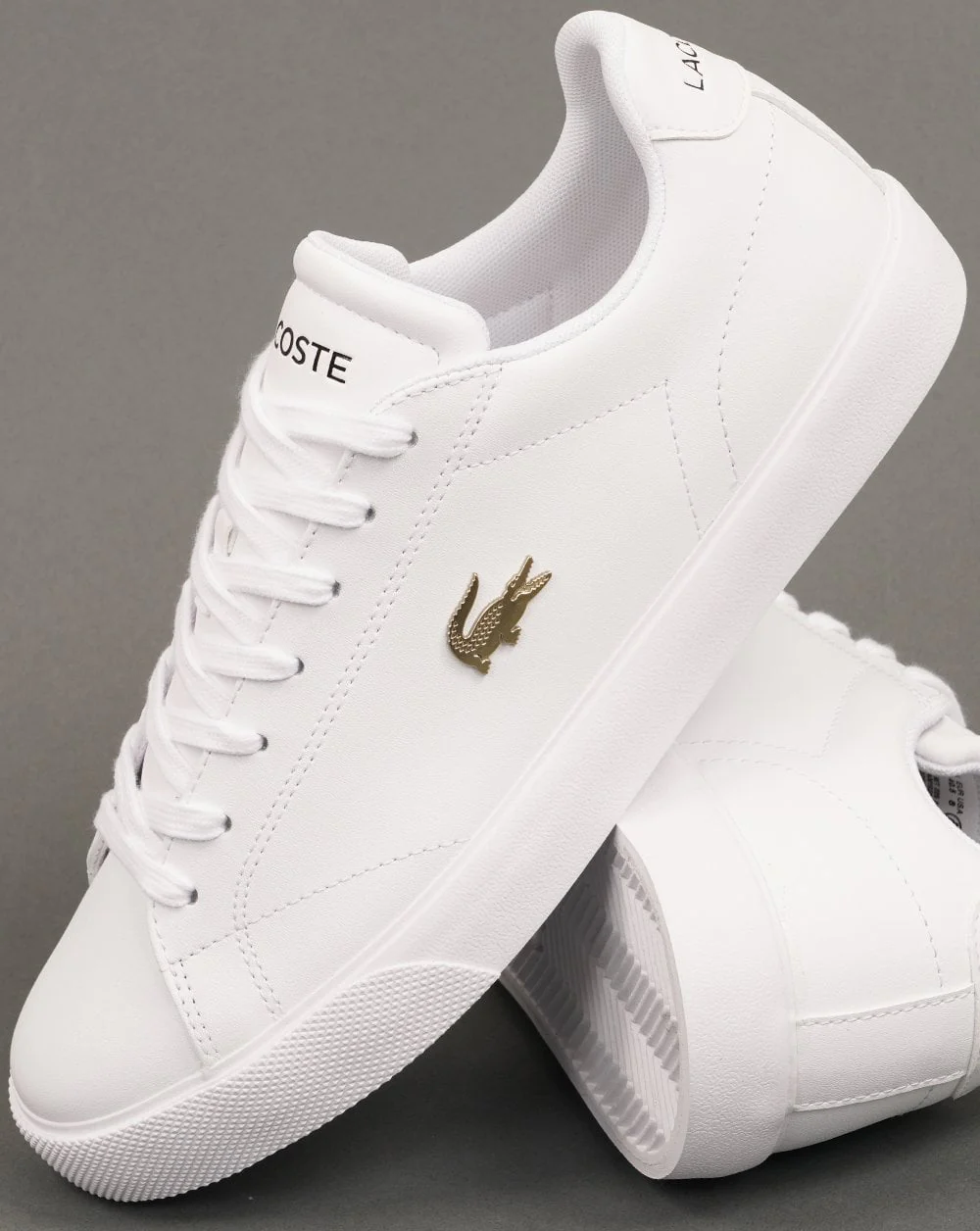 Lacoste Lerond Set Trainers White/Gold