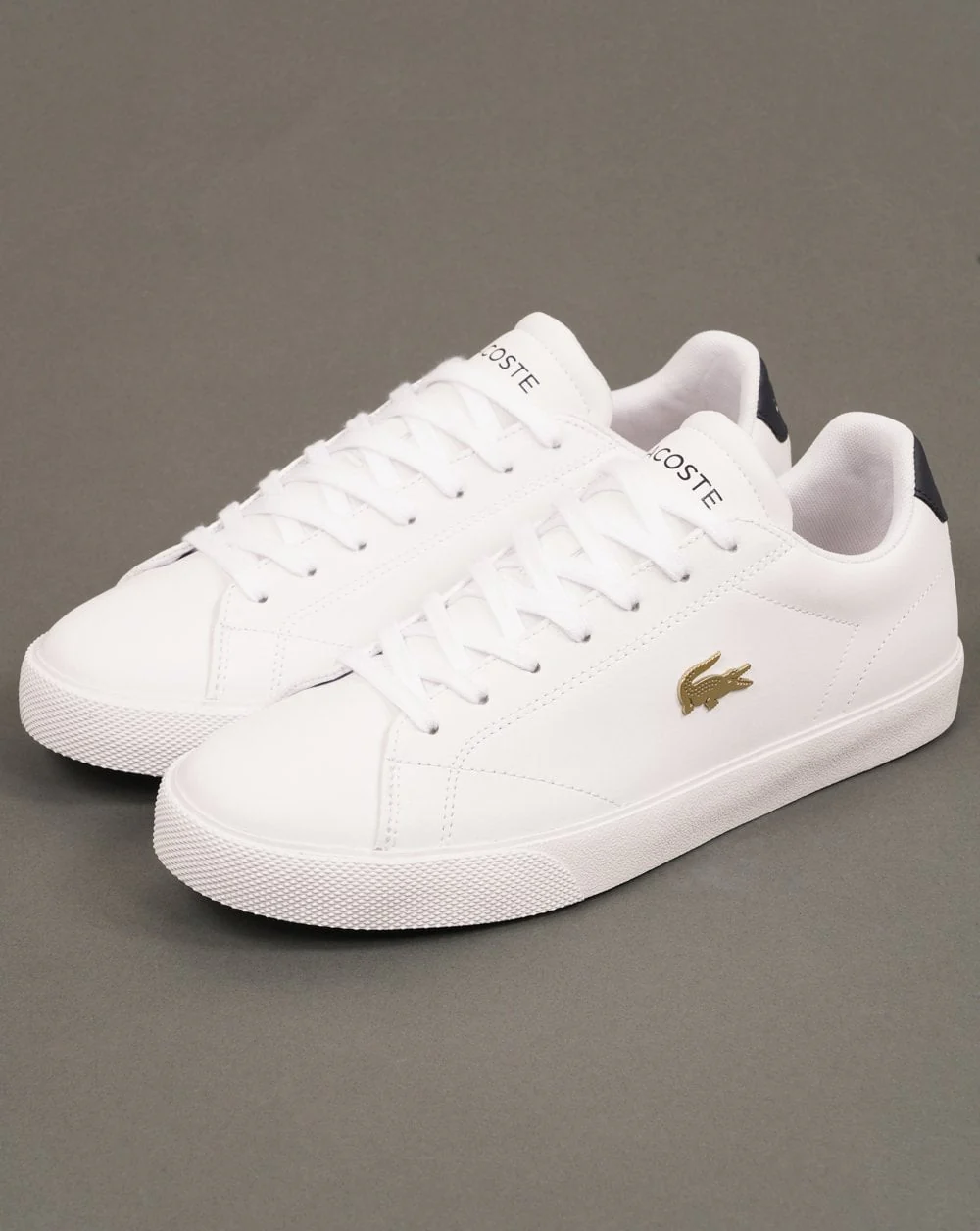 Lacoste Lerond Set Trainers White/Navy - Image 2