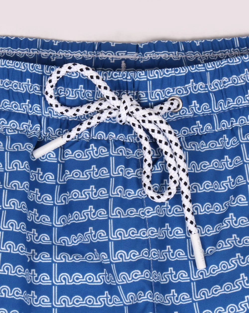 Lacoste Linear Logo Swim Shorts Thermal Blue - Image 3