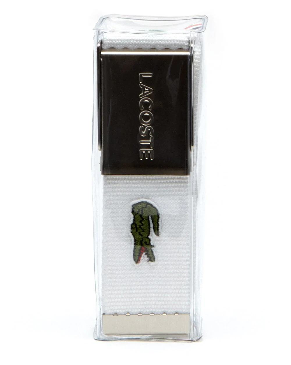 Lacoste Logo Belt White - Image 2