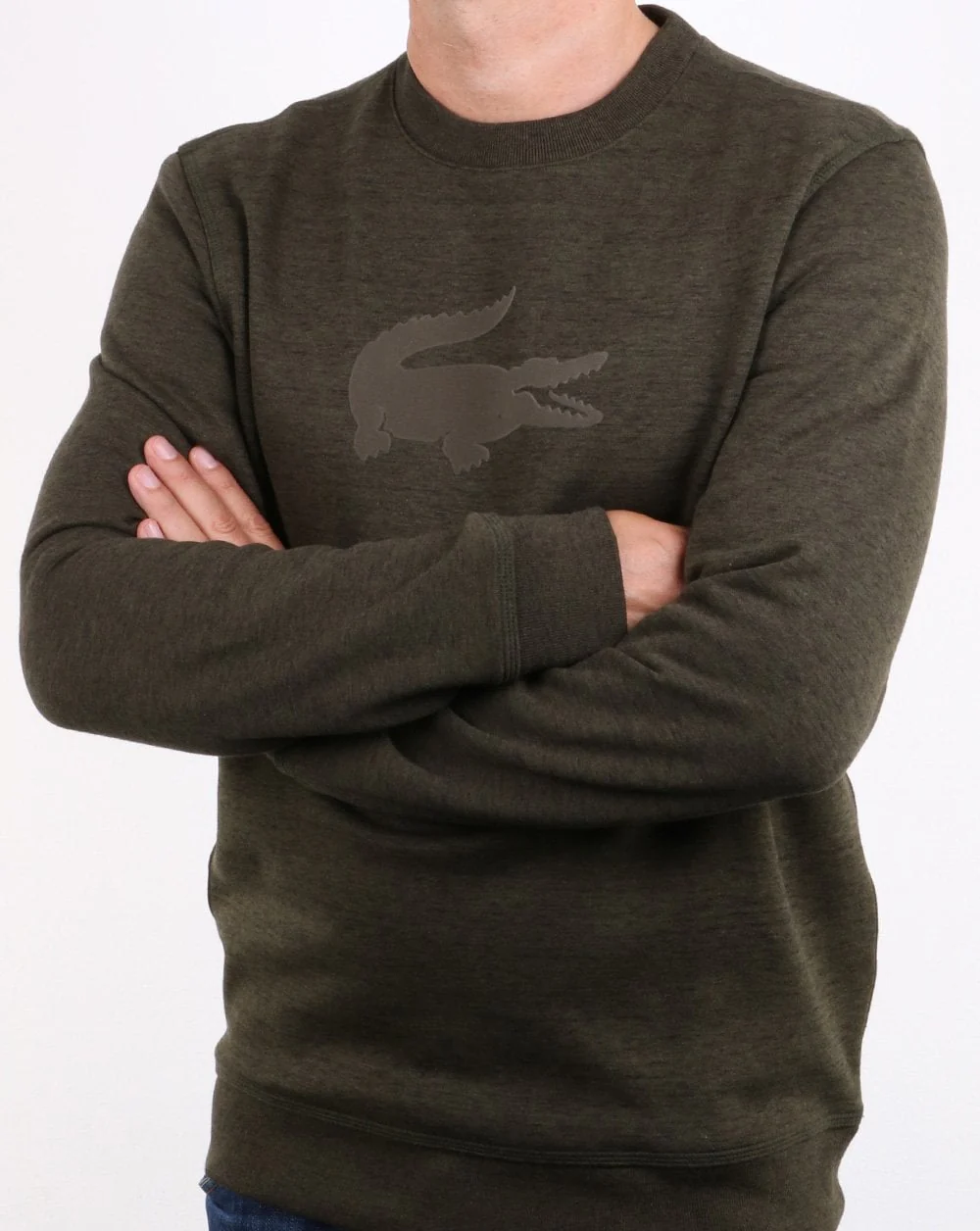 Lacoste Logo Sweatshirt Doormouse Chine - Image 2