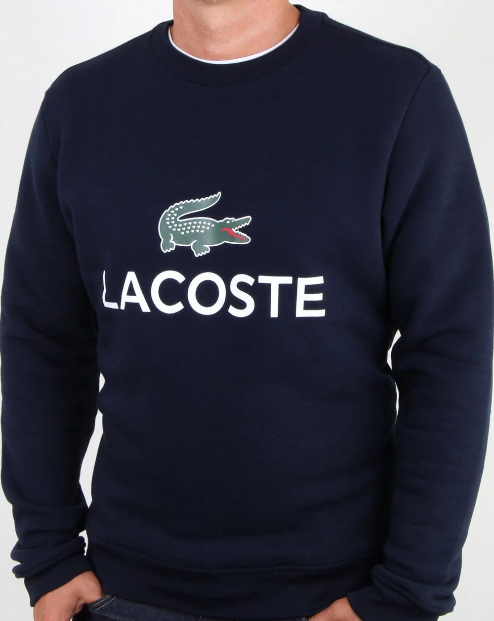 Lacoste Logo Sweatshirt Navy