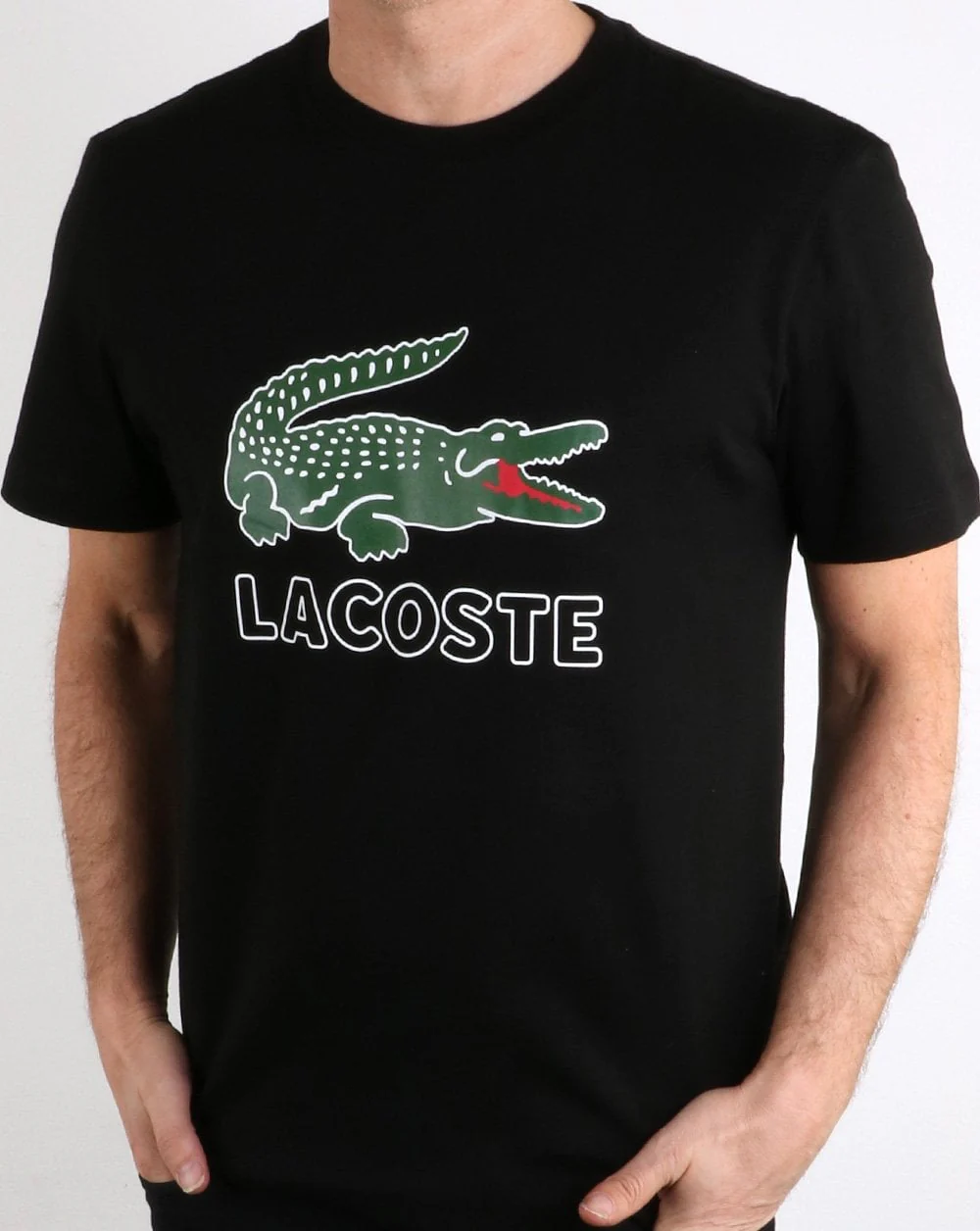 Lacoste Logo T-shirt Black - Image 2