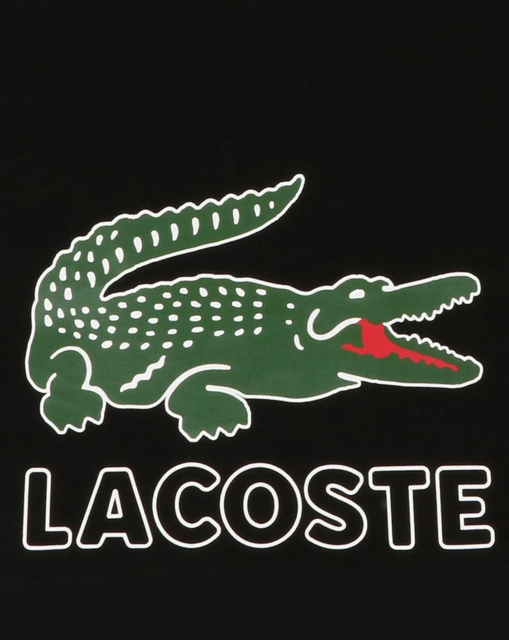Lacoste Logo T-shirt Black - Image 3