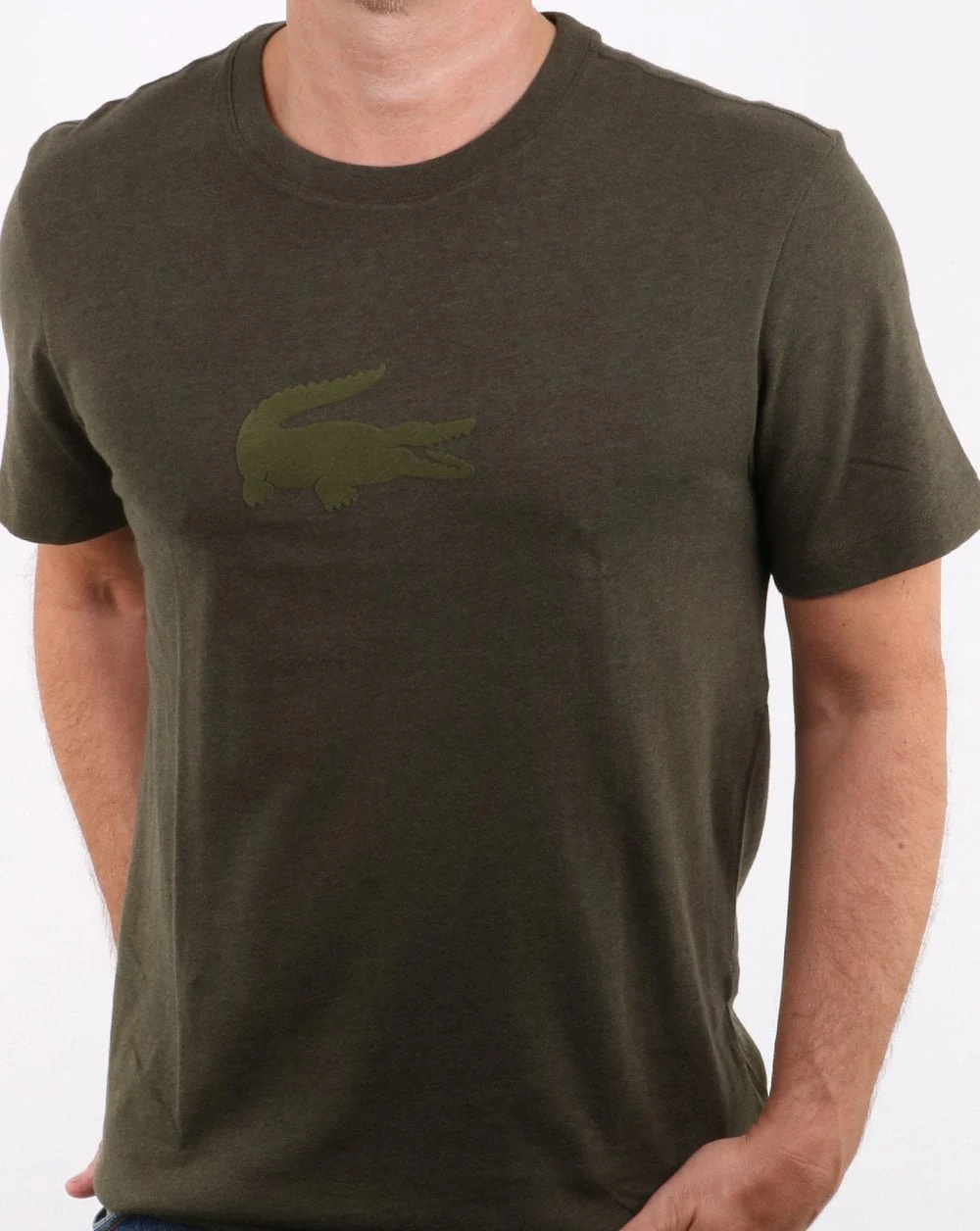 Lacoste Logo T-shirt Forest Green - Image 3