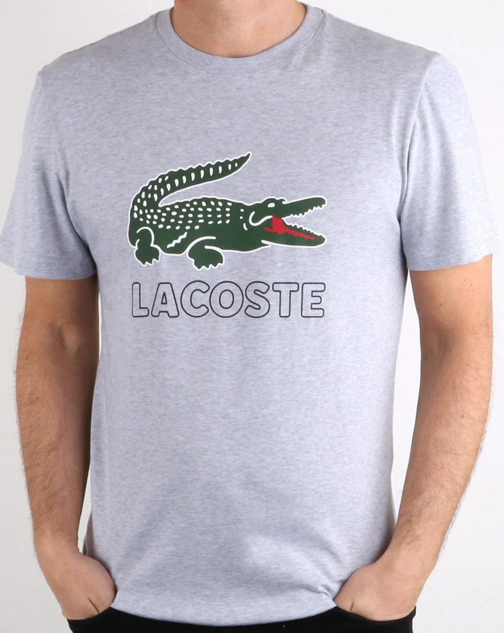 Lacoste Logo T-shirt Grey - Image 2