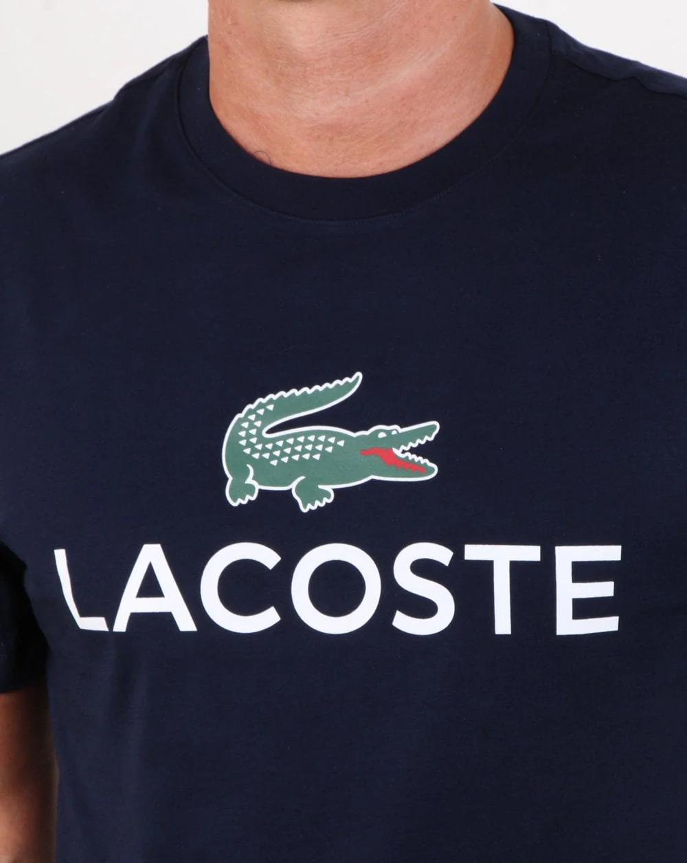 Lacoste Logo T-shirt Navy - Image 2