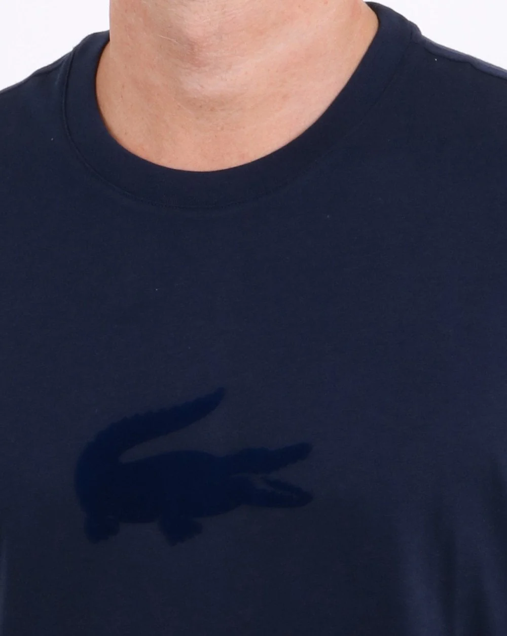 Lacoste Logo T-shirt Navy - Image 3